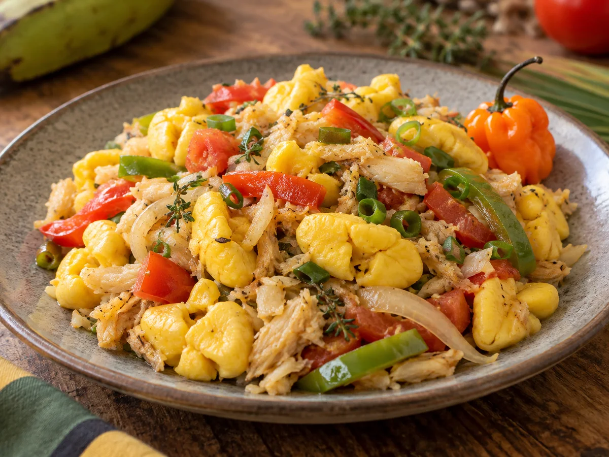 Ackee and saltfish