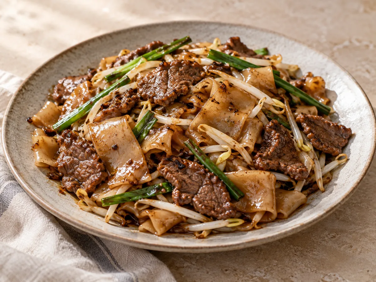 Bœuf chow fun