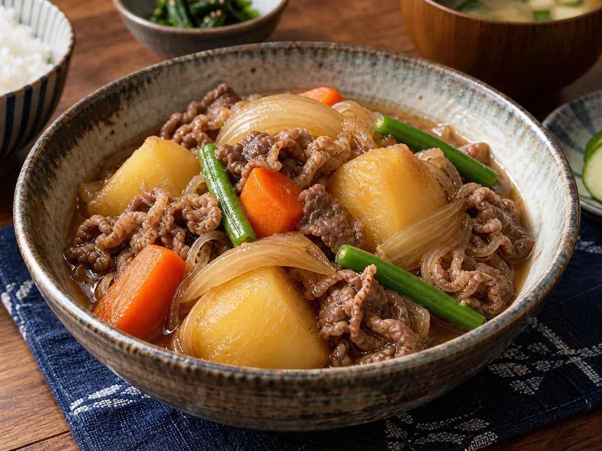 Bœuf japonais mijoté aux pommes de terre