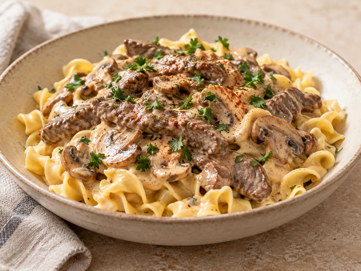 Bœuf Stroganov