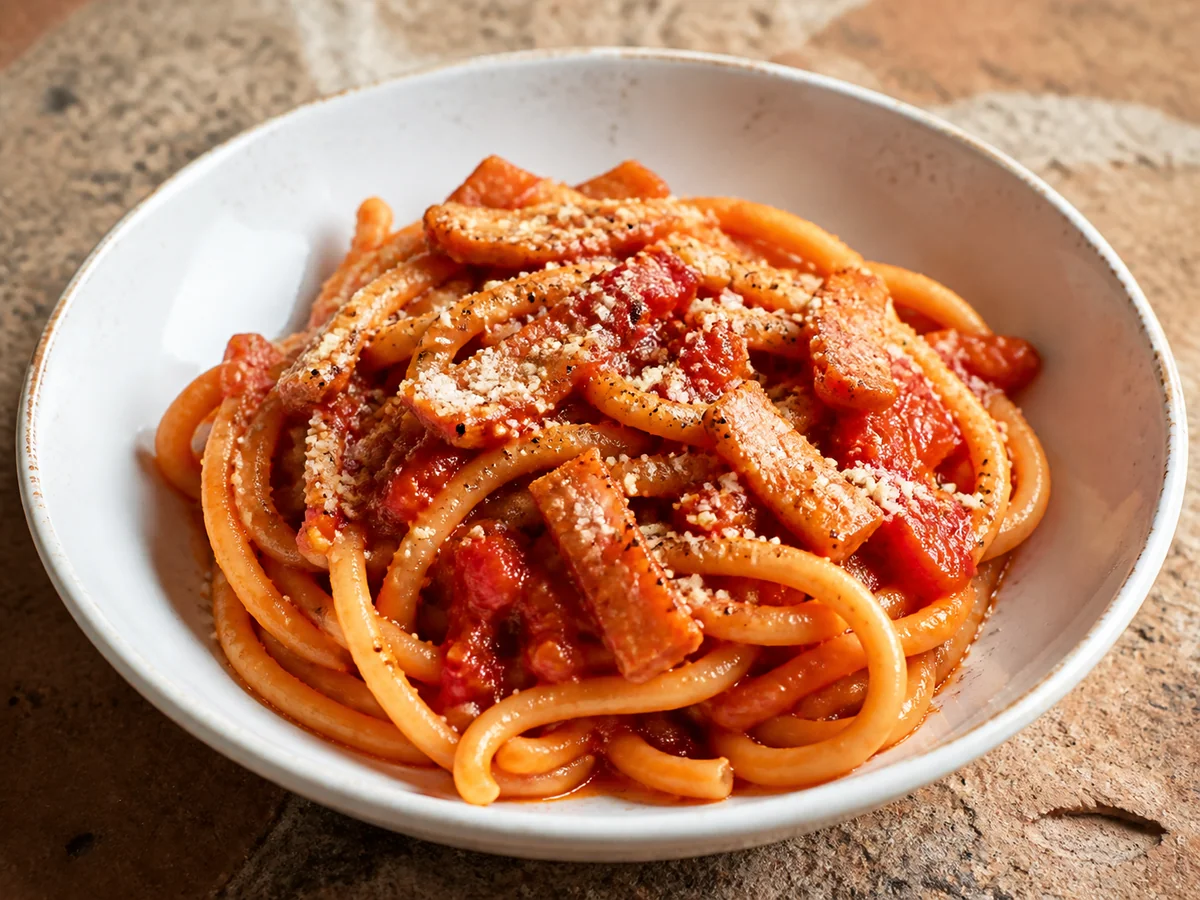 Bucatini all’amatriciana