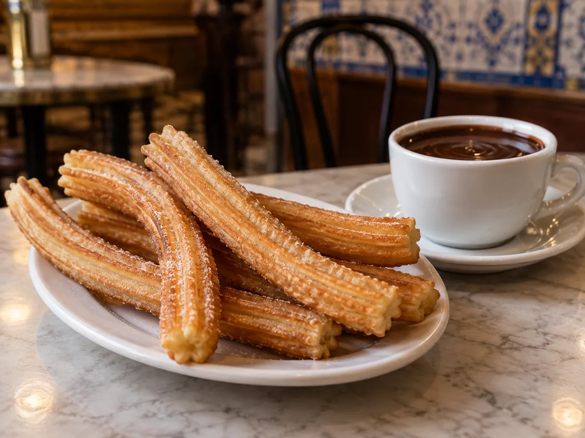 Churros au chocolat
