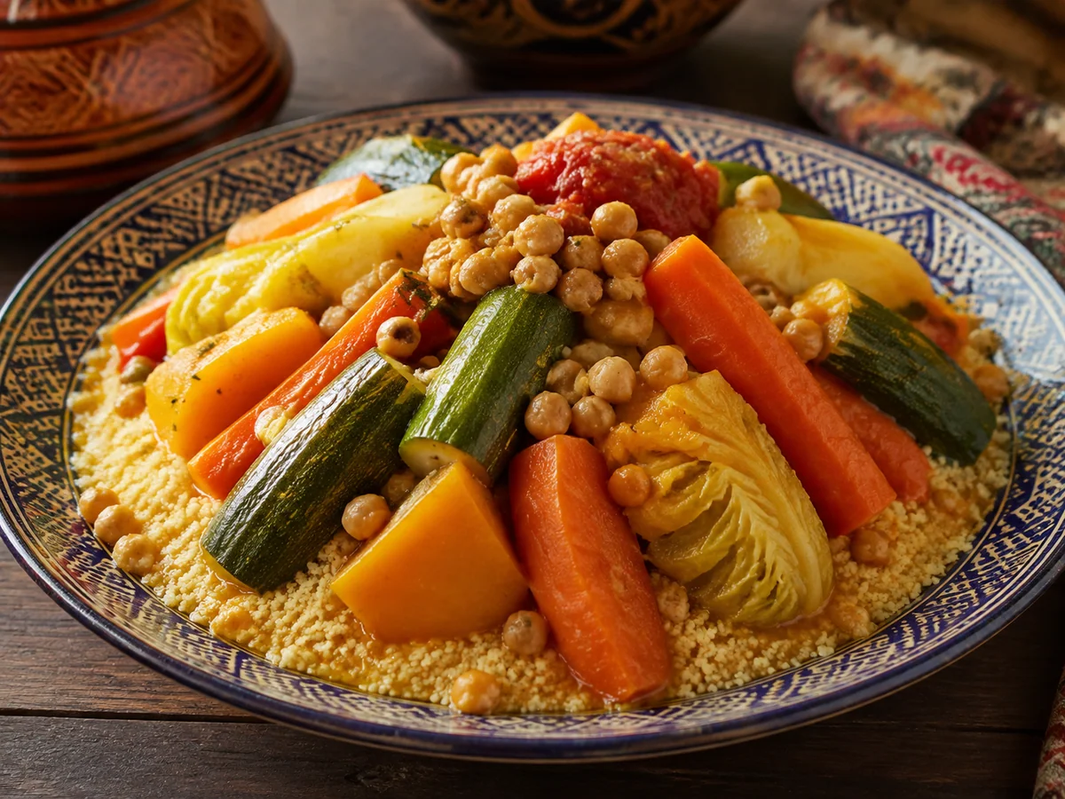 Couscous aux sept légumes