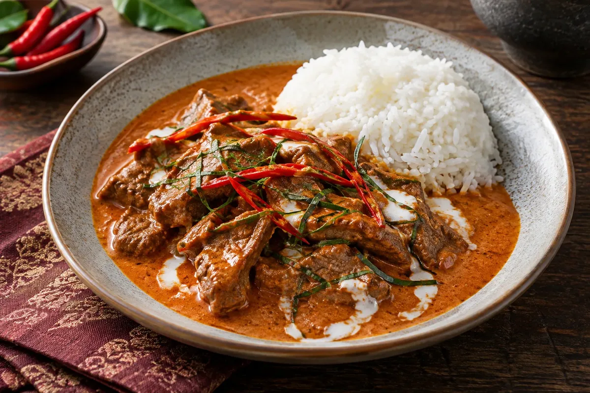 Curry panang au bœuf