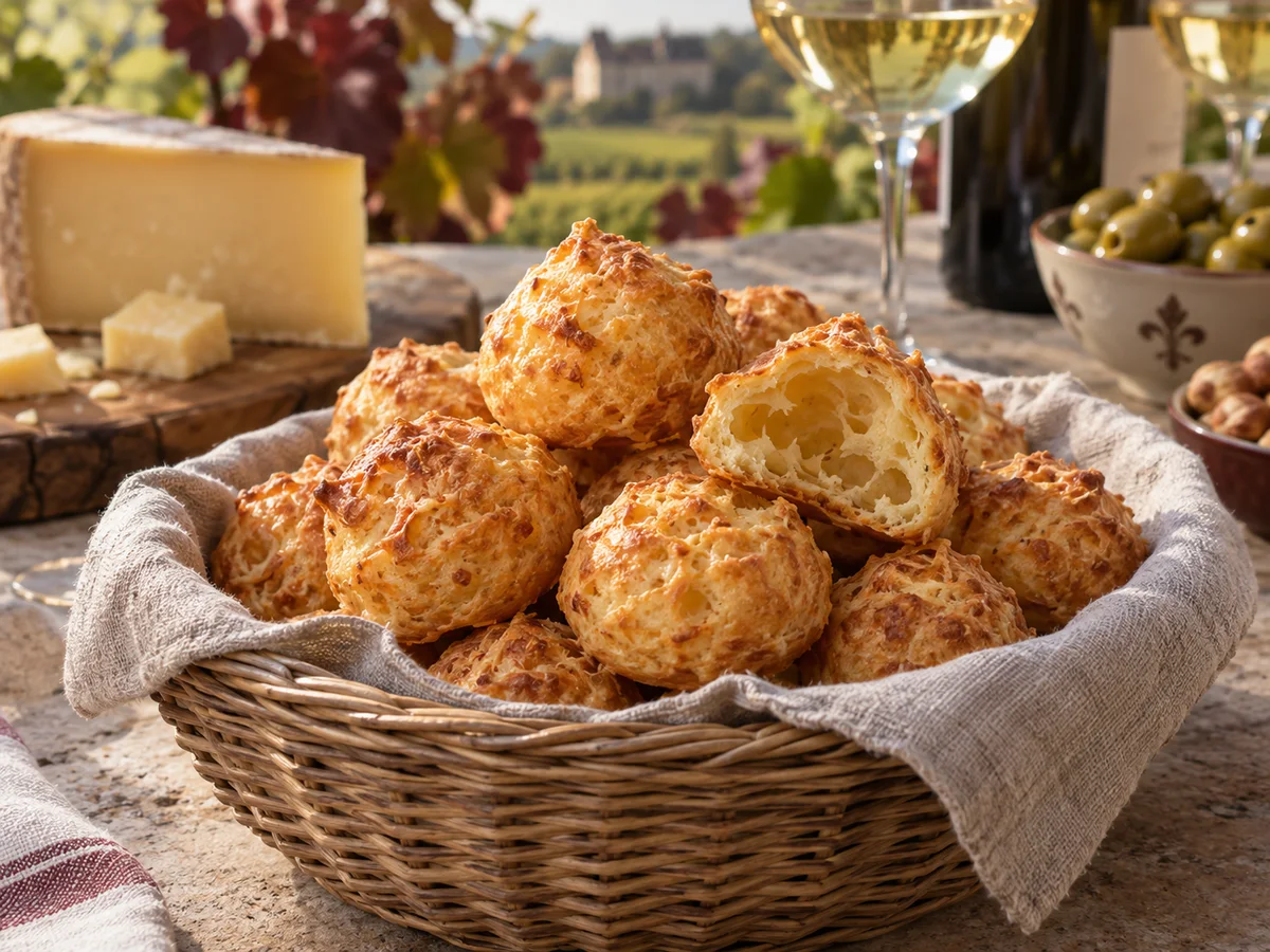 Gougères au comté