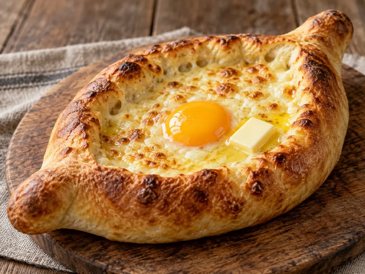 Khachapuri adjaruli