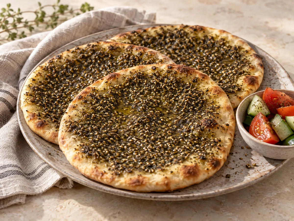 Manakish au zaatar