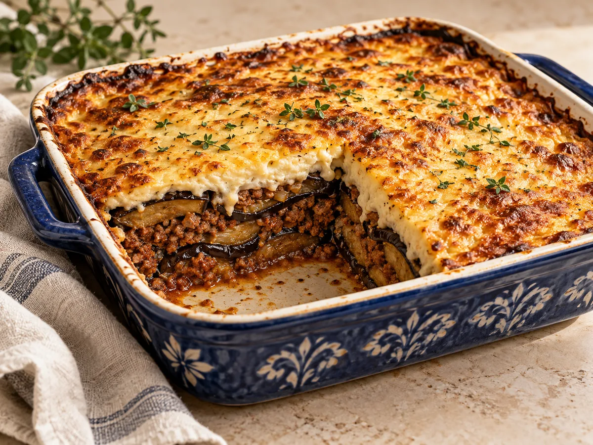 Moussaka grecque