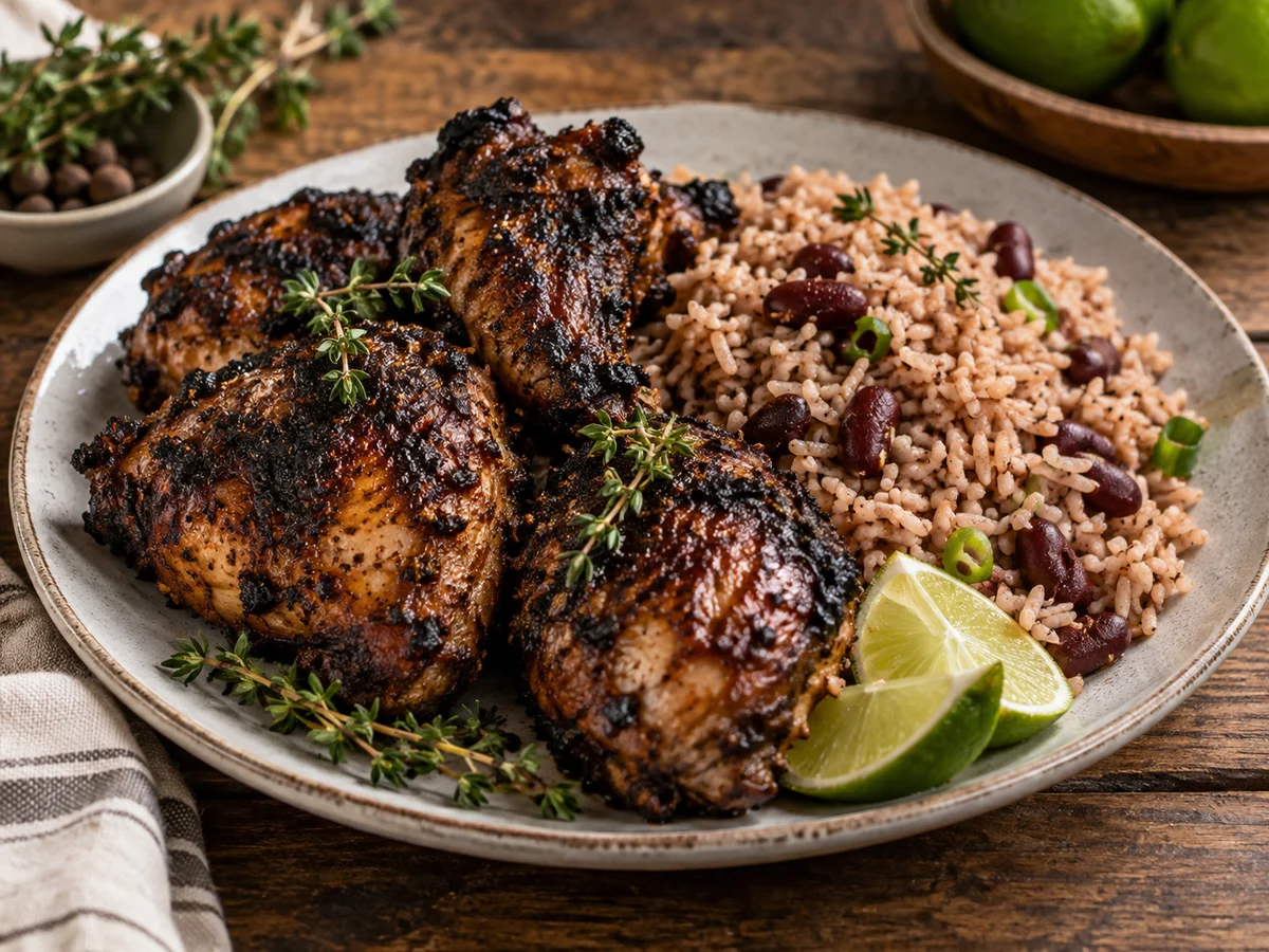 Poulet jerk jamaïcain