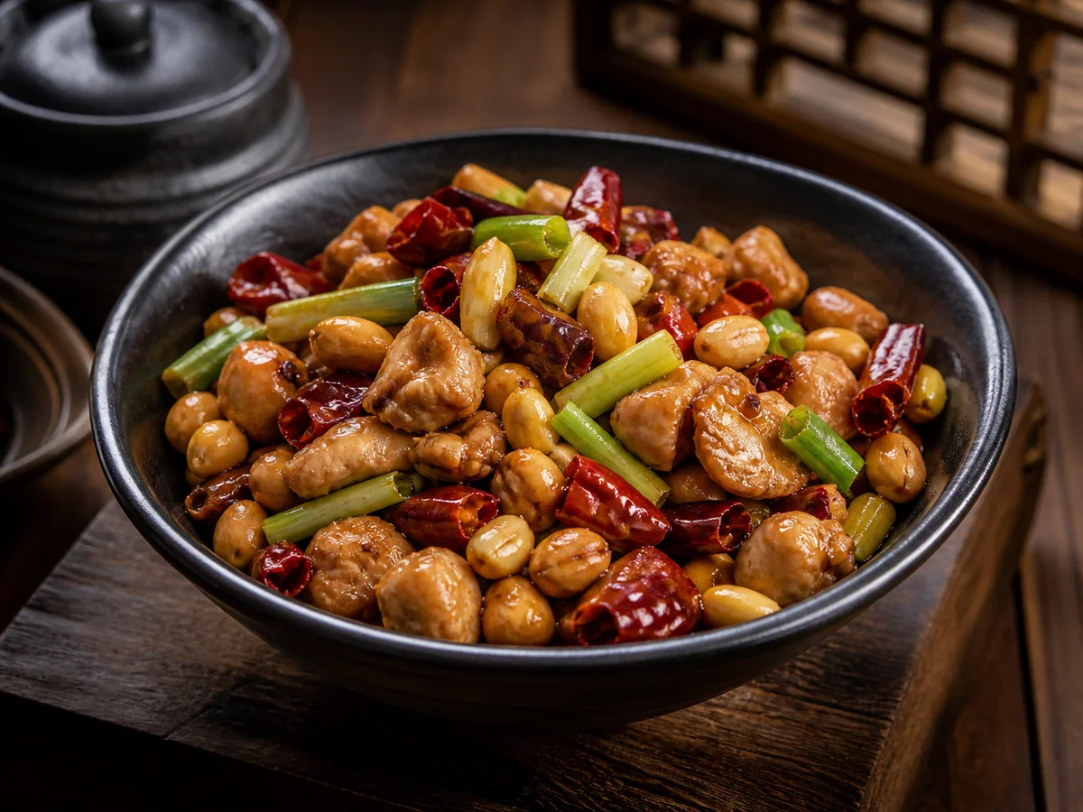 Poulet kung pao