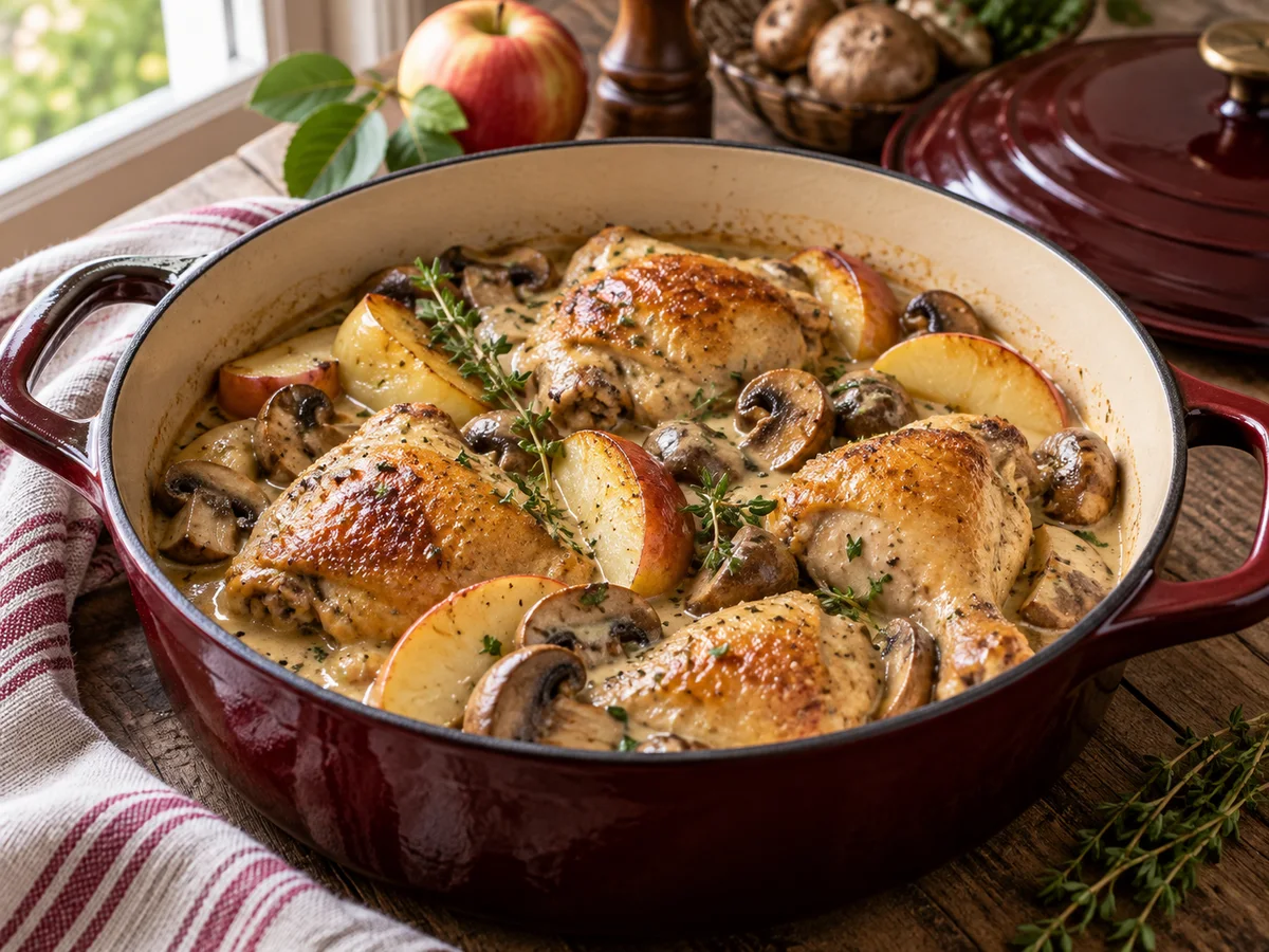 Poulet Vallée d’Auge