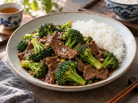 Bœuf aux brocolis