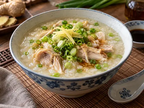 Bouillie de riz au poulet