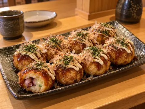 Boulettes japonaises au poulpe
