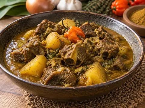 Curry de chèvre jamaïcain