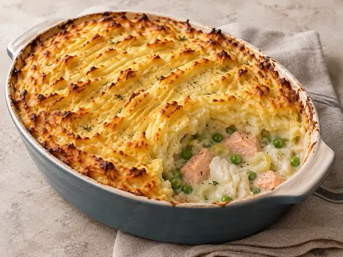 Fish pie britannique