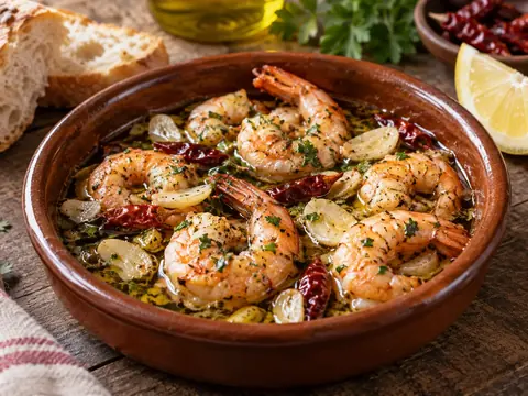 Gambas al ajillo