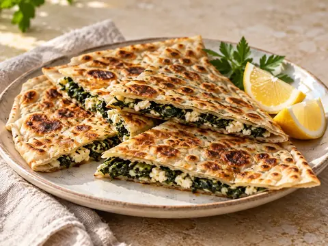 Gözleme aux épinards