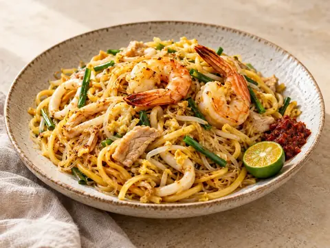 Hokkien mee singapourien