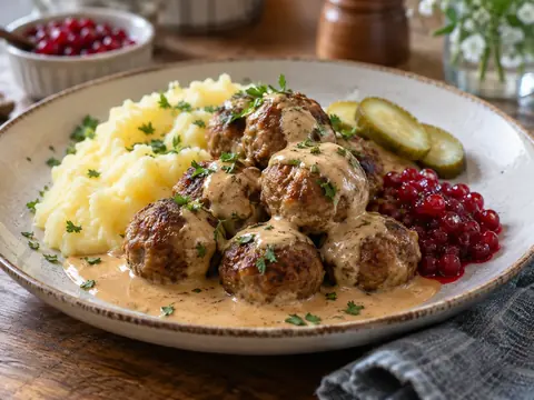 Köttbullar suédoises