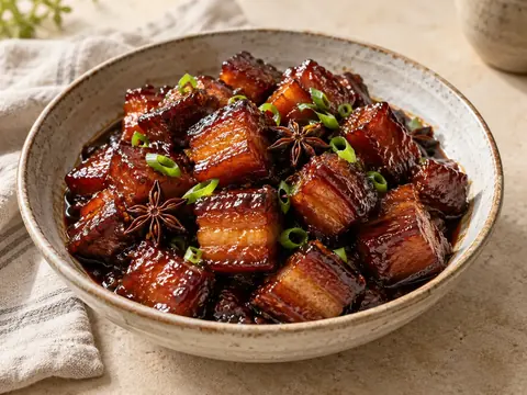 Porc rouge braisé