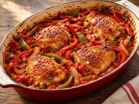 Poulet basquaise