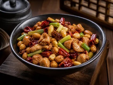 Poulet kung pao