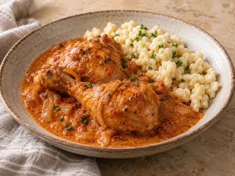 Poulet paprikash