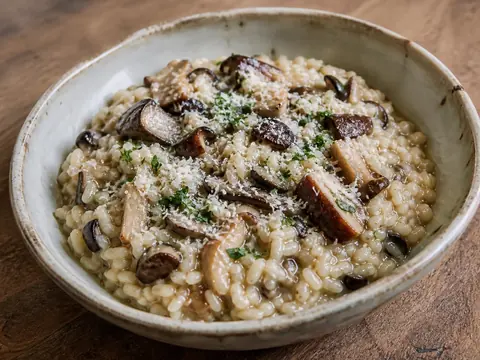Risotto aux champignons