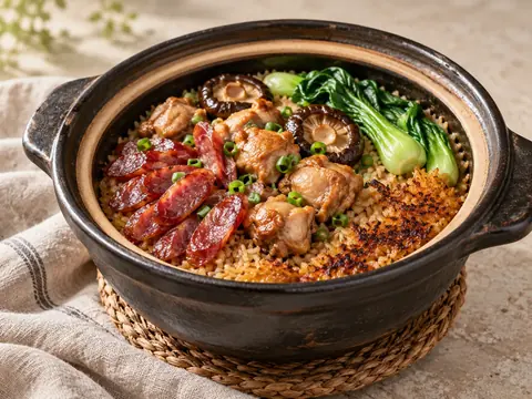 Riz cantonais en cocotte