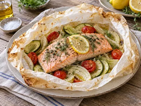 Saumon en papillote