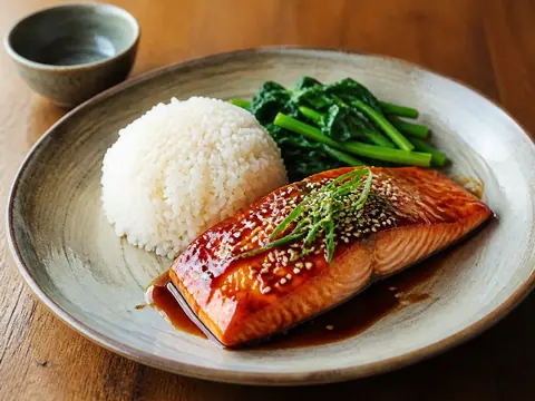Saumon teriyaki