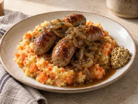 Stoemp aux saucisses