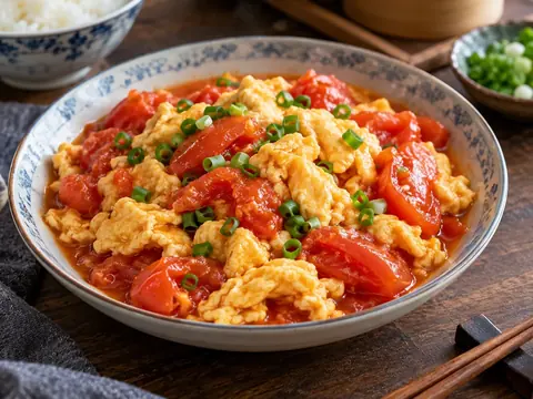 Tomates aux œufs