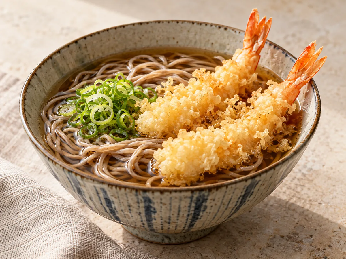 Soba tempura
