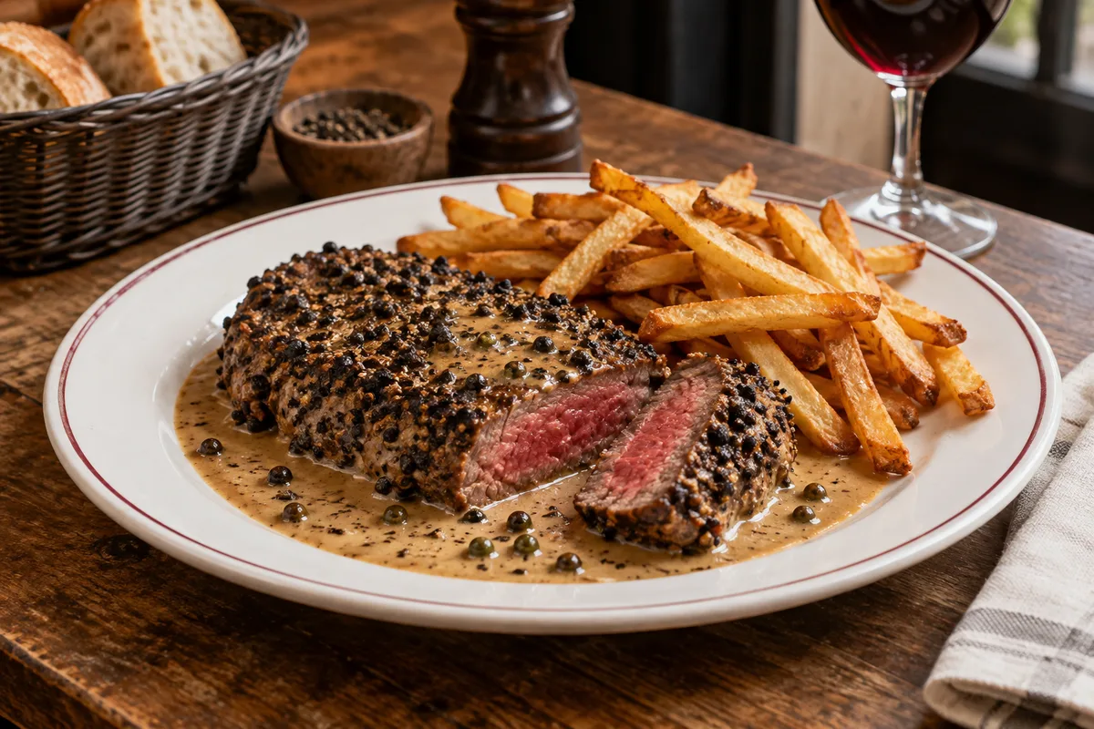 Steak au poivre
